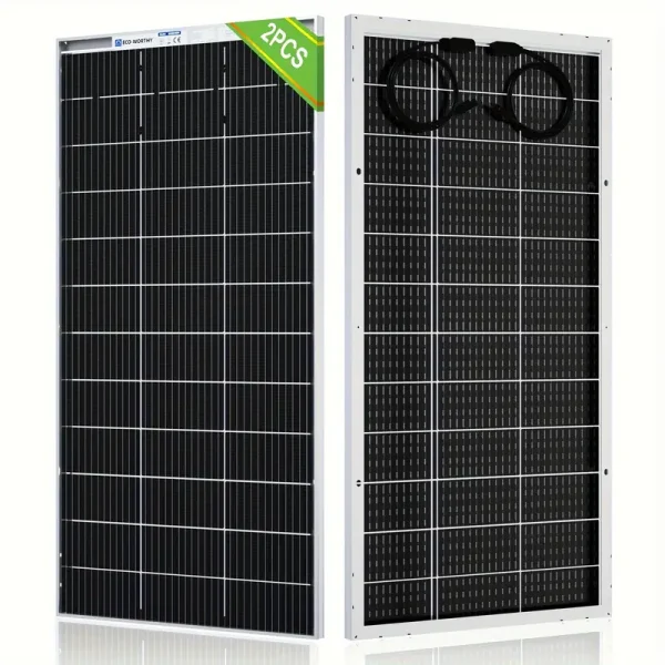 195w 12v bifacial solar panel